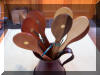Assorted Spoons in Huon pine, Sassafras, Blackwood and Myrtle.